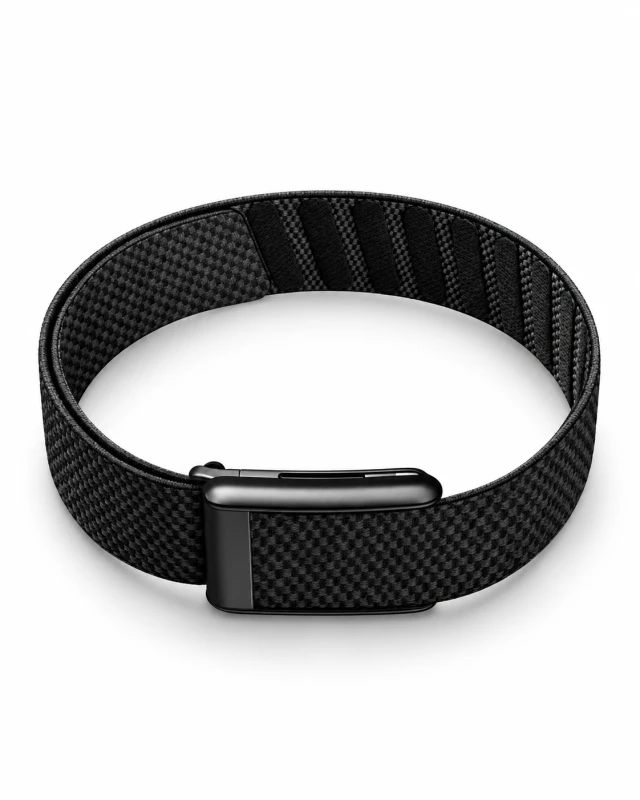 Black knit WHOOP band