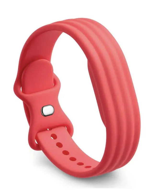Red knit WHOOP band