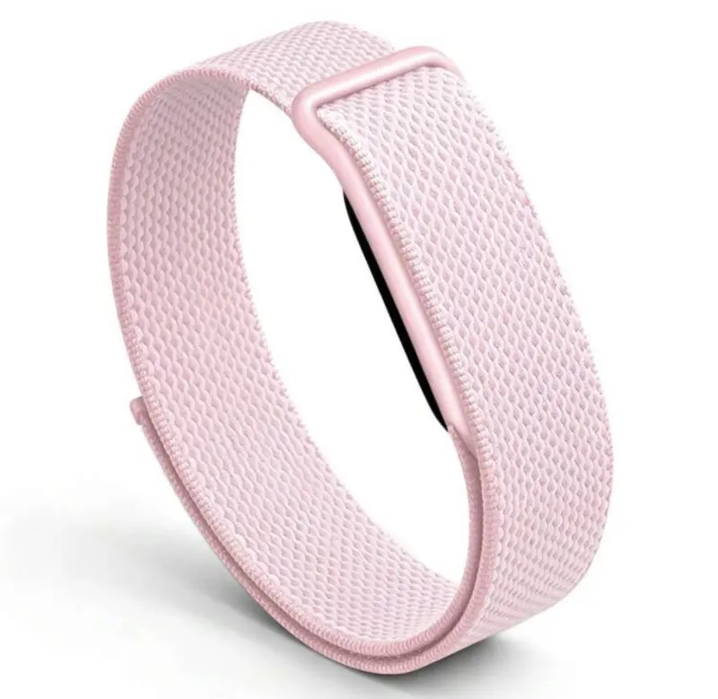 Pink knit WHOOP band